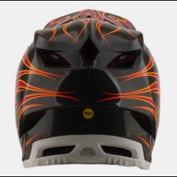 Каска full-face Troy Lee Designs D4 Carbon MIPS Torched Carbon/Magenta